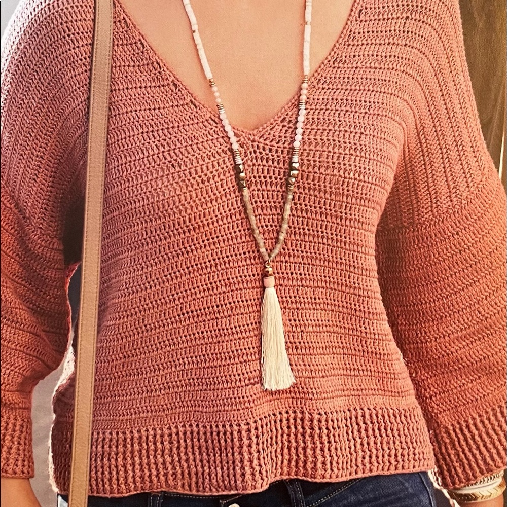 Stella and Dot Antonia Tassel Necklace